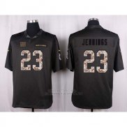 Camiseta New York Giants Jennings Apagado Gris Nike Anthracite Salute To Service NFL Hombre