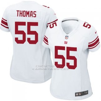 Camiseta New York Giants Thomas Blanco Nike Game NFL Mujer