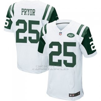 Camiseta New York Jets Pryor Blanco Nike Elite NFL Hombre