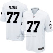 Camiseta Oakland Raiders Alzado Blanco Nike Game NFL Hombre