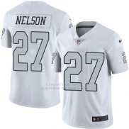 Camiseta Oakland Raiders Nelson Blanco Nike Legend NFL Hombre