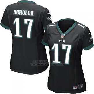 Camiseta Philadelphia Eagles Agholor Negro Nike Game NFL Mujer