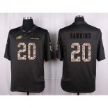 Camiseta Philadelphia Eagles Dawkins Apagado Gris Nike Anthracite Salute To Service NFL Hombre