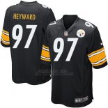 Camiseta Pittsburgh Steelers Heyward Negro Nike Game NFL Nino