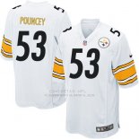 Camiseta Pittsburgh Steelers Pouncey Blanco Nike Game NFL Nino