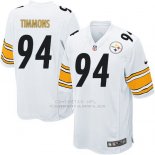 Camiseta Pittsburgh Steelers Timmons Blanco Nike Game NFL Nino