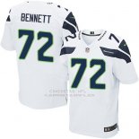 Camiseta Seattle Seahawks Bennett Blanco Nike Elite NFL Hombre