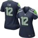 Camiseta Seattle Seahawks Fan Azul Oscuro Nike Game NFL Mujer
