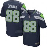 Camiseta Seattle Seahawks Graham Profundo Azul Nike Elite NFL Hombre