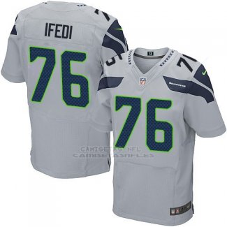 Camiseta Seattle Seahawks Ifedi Apagado Blanco Nike Elite NFL Hombre