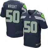 Camiseta Seattle Seahawks Wright Profundo Azul Nike Elite NFL Hombre