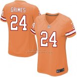 Camiseta Tampa Bay Buccaneers Grimes Naranja Nike Game NFL Mujer