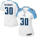 Camiseta Tennessee Titans McCourty Blanco Nike Game NFL Mujer