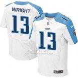 Camiseta Tennessee Titans Wright Blanco Nike Elite NFL Hombre