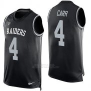 Camisetas Sin Mangas NFL Limited Hombre Oakland Raiders 4 Raiders Negro