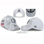 Gorra Pittsburgh Steelers Adjustable 39THIRTY Blanco