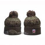 Gorro Beanie Denver Broncos New Era Verde Militar