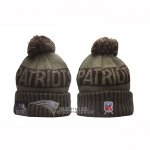 Gorro Beanie New England Patriots New Era Verde Militar