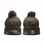 Gorro Beanie New England Patriots New Era Verde Militar