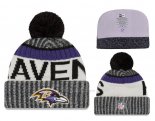 Gorro NFL Baltimore Ravens Gris Violeta