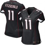 Camiseta Arizona Cardinals Fitzgerald Negro Nike Game NFL Mujer