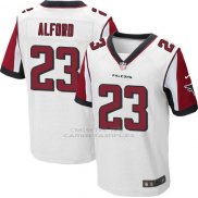 Camiseta Atlanta Falcons Alford Blanco Nike Elite NFL Hombre