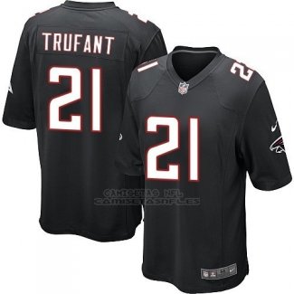 Camiseta Atlanta Falcons Trufant Negro Nike Game NFL Nino
