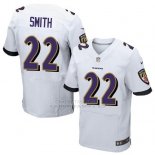 Camiseta Baltimore Ravens Smith Blanco Nike Elite NFL Hombre