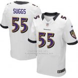 Camiseta Baltimore Ravens Suggs Blanco Nike Elite NFL Hombre