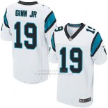 Camiseta Carolina Panthers Ginn Jr Blanco Nike Elite NFL Hombre