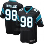 Camiseta Carolina Panthers Lotulelei Negro Nike Game NFL Hombre