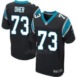 Camiseta Carolina Panthers Oher Negro Nike Elite NFL Hombre
