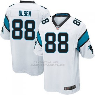 Camiseta Carolina Panthers Olsen Blanco Nike Game NFL Nino