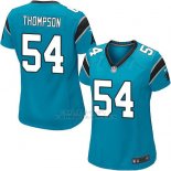 Camiseta Carolina Panthers Thompson Lago Azul Nike Game NFL Mujer Camiseta Carolina Panthers Thompson Lago Azul Nike Game NFL Mujer