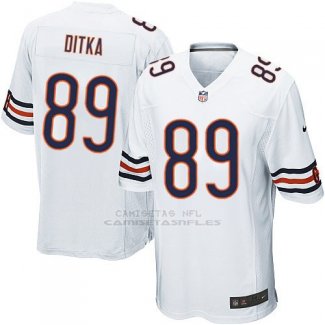 Camiseta Chicago Bears Ditka Blanco Nike Game NFL Nino
