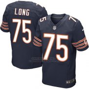 Camiseta Chicago Bears Long Profundo Azul Nike Elite NFL Hombre