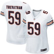 Camiseta Chicago Bears Trevathan Blanco Nike Game NFL Mujer