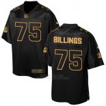 Camiseta Cincinnati Bengals Billings Negro 2016 Nike Elite Pro Line Gold NFL Hombre