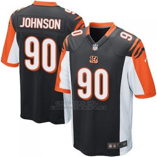 Camiseta Cincinnati Bengals Johnson Negro Nike Game NFL Hombre