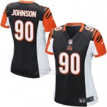 Camiseta Cincinnati Bengals Johnson Negro Nike Game NFL Mujer