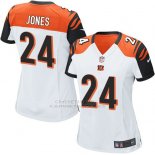 Camiseta Cincinnati Bengals Jones Blanco Nike Game NFL Mujer