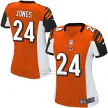 Camiseta Cincinnati Bengals Jones Naranja Nike Game NFL Mujer
