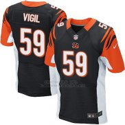 Camiseta Cincinnati Bengals Vigil Negro Nike Elite NFL Hombre