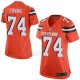 Camiseta Cleveland Browns Erving Naranja Nike Game NFL Mujer