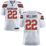 Camiseta Cleveland Browns Williams Blanco Nike Elite NFL Hombre