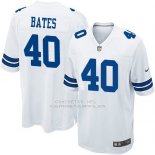 Camiseta Dallas Cowboys Bates Blanco Nike Game NFL Hombre