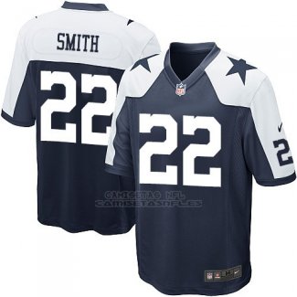 Camiseta Dallas Cowboys Smith Negro Blanco Nike Game NFL Nino
