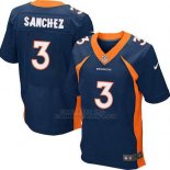 Camiseta Denver Broncos Sanchez Azul 2016 Nike Elite NFL Hombre