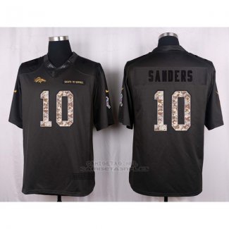 Camiseta Denver Broncos Sanders Apagado Gris Nike Anthracite Salute To Service NFL Hombre