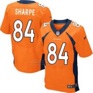 Camiseta Denver Broncos Sharpe Naranja Nike Elite NFL Hombre